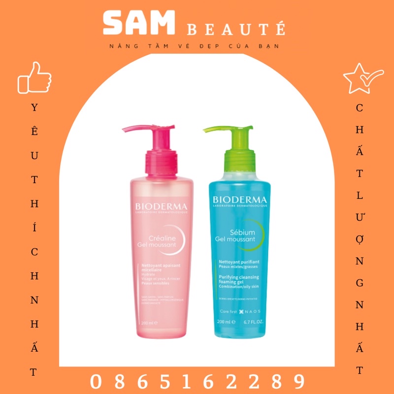 SỮA RỬA MẶT BIODERMA 200ML