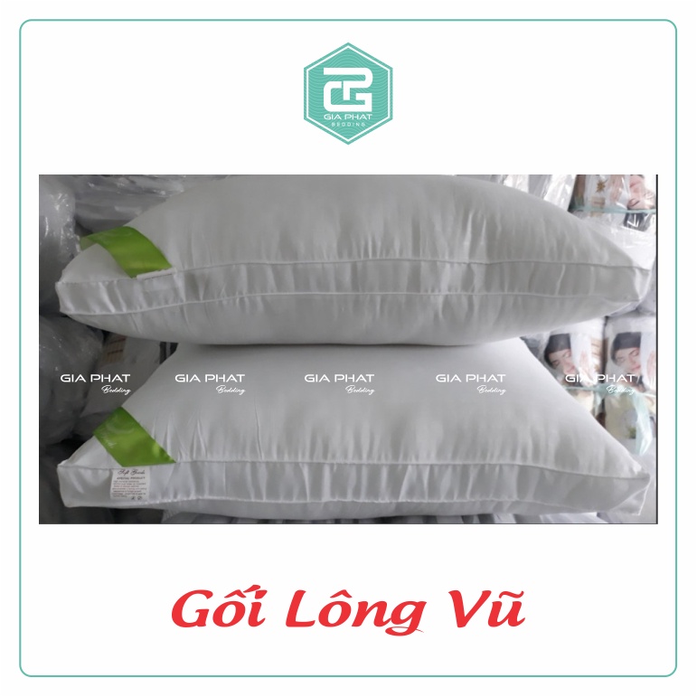 Ruột Gối Lông Vũ Sài Gòn Nguyên Chất Mềm Mịn Sang Trọng Cao cấp