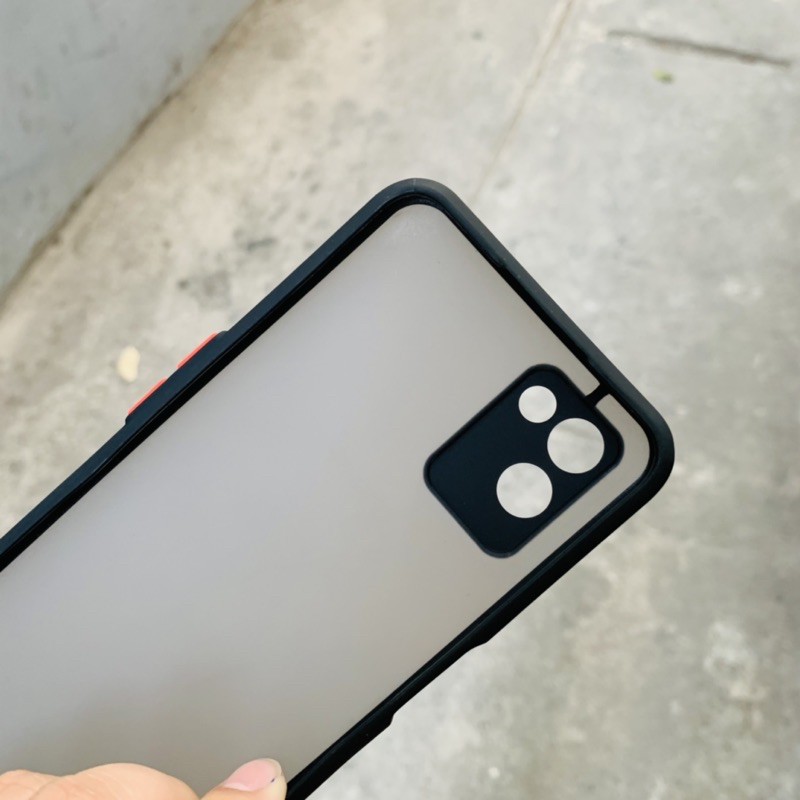 Oppo Realme V11 5G - Ốp lưng chống sốc bảo vệ Camera viền màu su non mặt lưng nhám. Dành cho RealmeV11