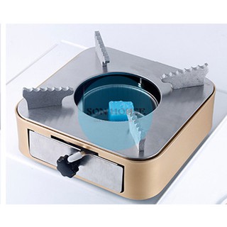 Bếp cồn mini màu vàng gold, bếp cồn đẹp nhất cho nhà hàng khách sạn