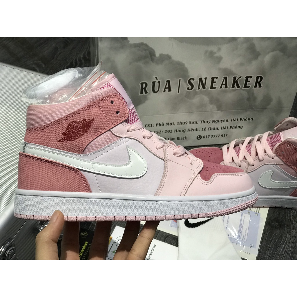 Siêu Phẩm Giày Thể Thảo Sneaker J.D Hồng Trắng Digital Pink Cao Cấp Ảnh Thật + freeship + Tặng Tất