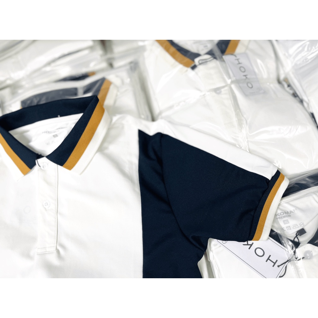 (Free ship) Mẫu Mới Áo Phông | Hàng Mới Ra Kho Áo POLO Nam Phối Trắng Đen Cực Xịn Xò UP HHP Fashion