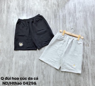 Quần đùi hoa cúc - ND/Hthao