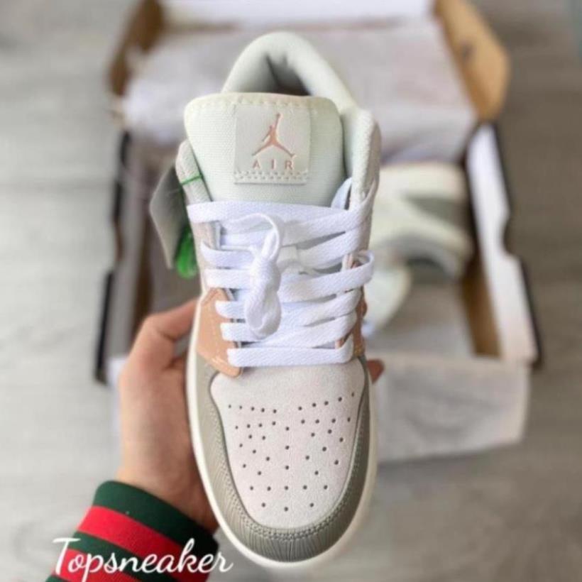 Giày sneaker Jordan Milan Low, Giày Jordan cổ thấp Milan màu hồng đất bản đẹp mới nhất xả- . *