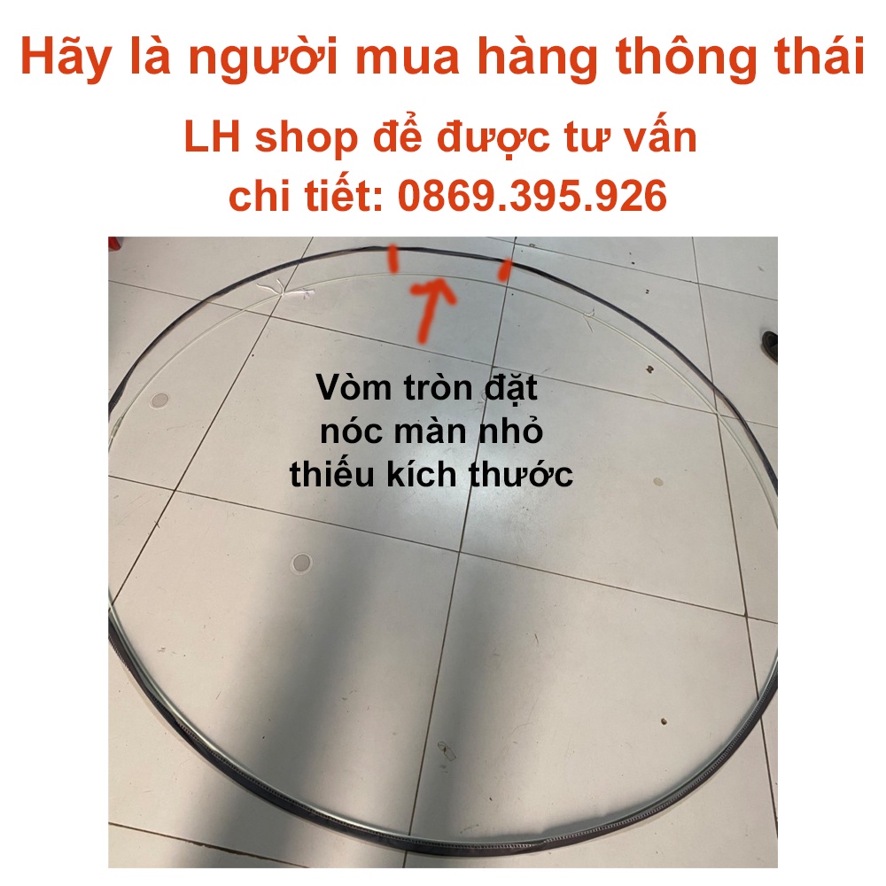 Màn chụp đỉnh vuông không chân viền, Mùng chụp tự bung gấp gọn chống muỗi hiệu quả