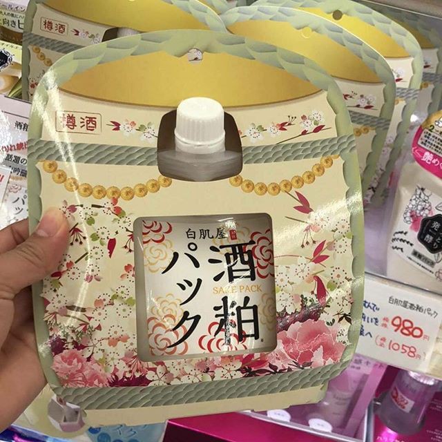 Mặt Nạ Ủ Trắng Bã Rượu Sake Kasu Face Pack