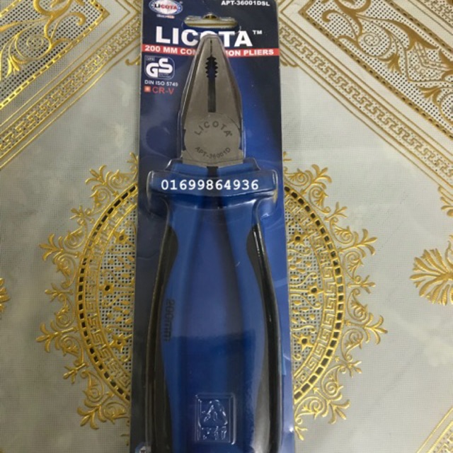 Kìm điện 8”/200mm Licota