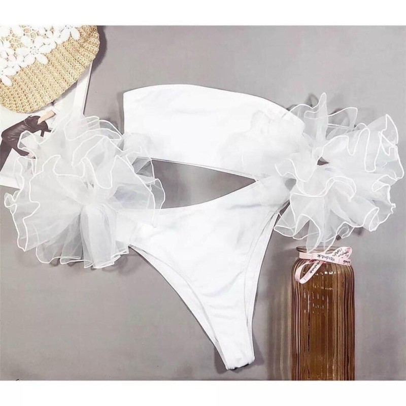 BiKiNi đồ bơi 2 mảnh cúp ngực sexy kèm nơ tay phong cách Châu Âu