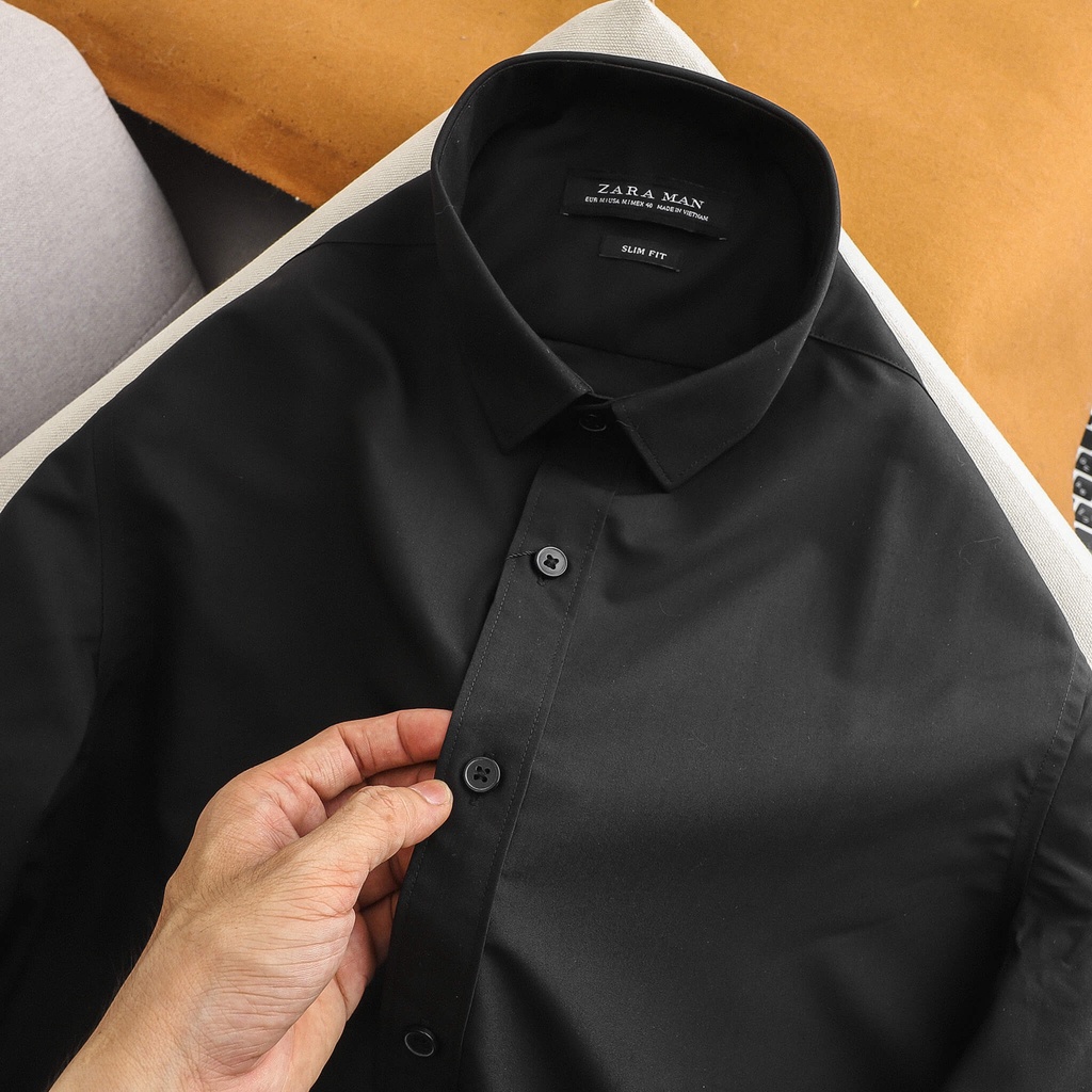 Áo Sơ Mi Z.Ra Trơn, Sơ Mi Tay Dài Dành Cho Nam Siêu Sales Hot Nhất