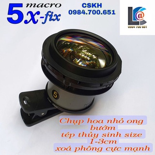 Lens macro chụp hoa nhỏ, côn trùng, tép thủy sinh