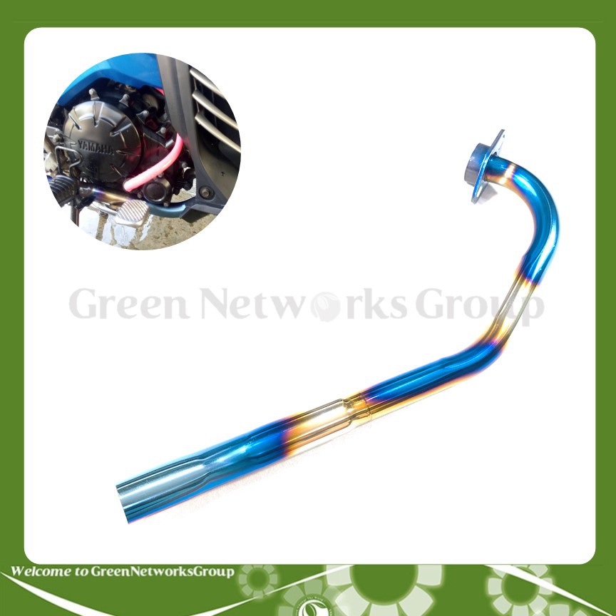 Cổ pô Titan gắn pô zin Exciter 135 Greennetworks