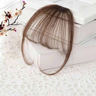 Tóc mái thưa,làm từ tóc thật có mai dài hai bên