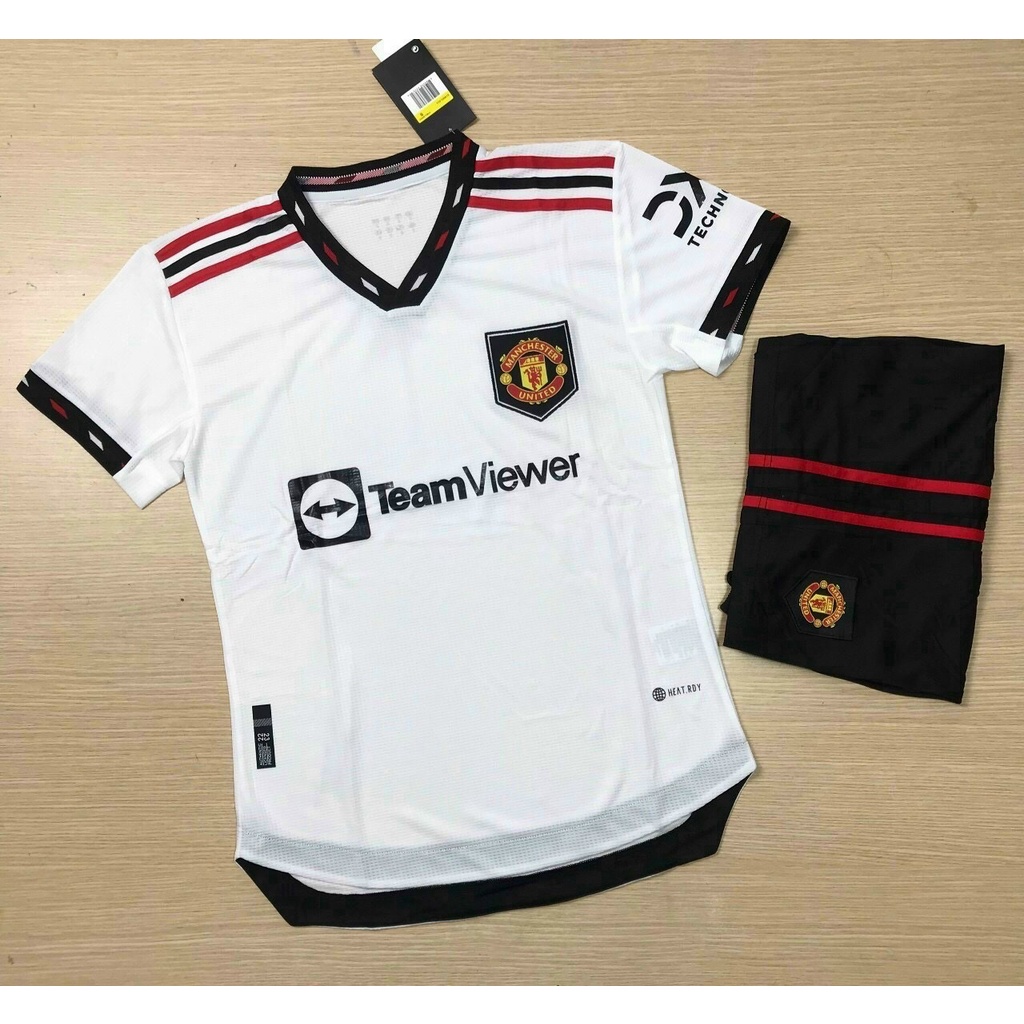 Bộ Quần Áo Bóng Đá CLB Manchester United 2022 MÀU TRẮNG vải Mè Thái cao cấp