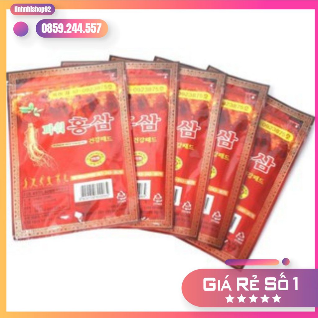 ⚡️𝐅𝐑𝐄𝐄 𝐒𝐇𝐈𝐏⚡️- Combo 10 Gói Cao Dán Hồng Sâm Đỏ Power Hàn Quốc 20 Miếng/Gói