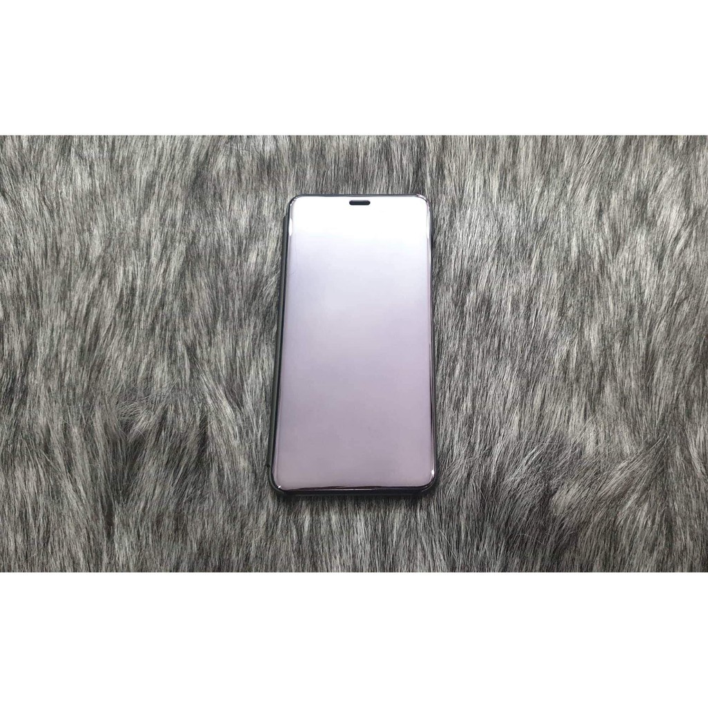 Bao Da Clear View Cover Standing Samsung A9 2018