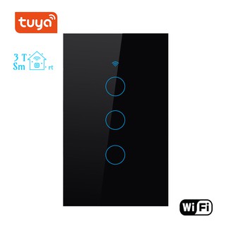 [Smarthome] Công tắc Tuya Wifi thông minh điều khiển từ xa  - hỗ trợ Google Assistant, Alexa - Đen