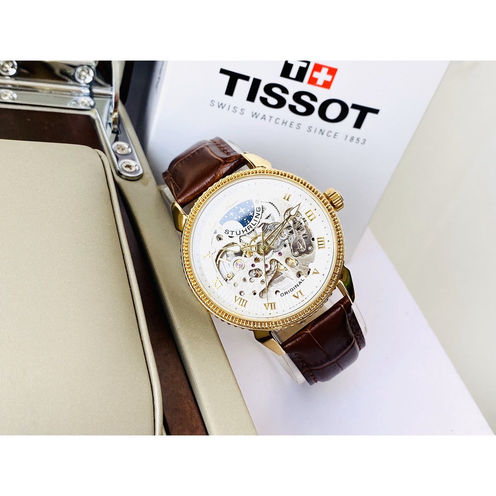 Đồng hồ nam dây da STUHRLING MEN WATCH M13838 AUTOAMTIC