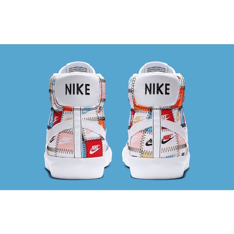 'Giày Cổ Cao' Nike Blazer Mid 'Patchwork'