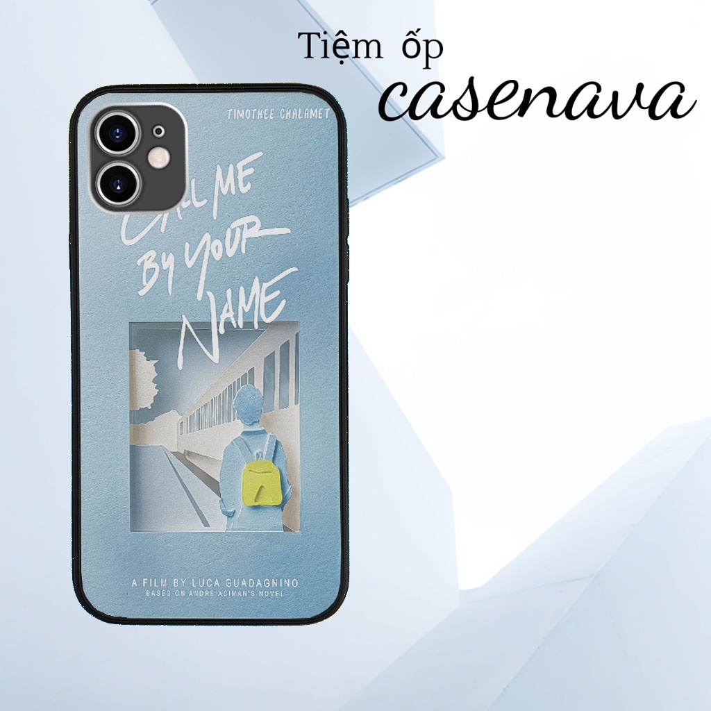 Bao Lưng Iphone movie Call me by your name nền xanh cho Iphone 6 7 8 Plus 11 12 13 mini Pro Max X Xr MOV20210056