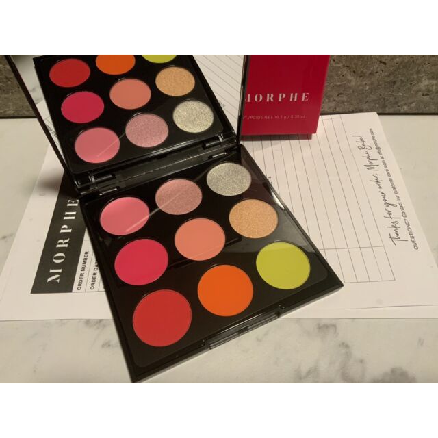 [FULLSIZE ] BẢNG MÀU 9 Ô MORPHE 9H HOT FOR HUE ARTISTRY PALETTE