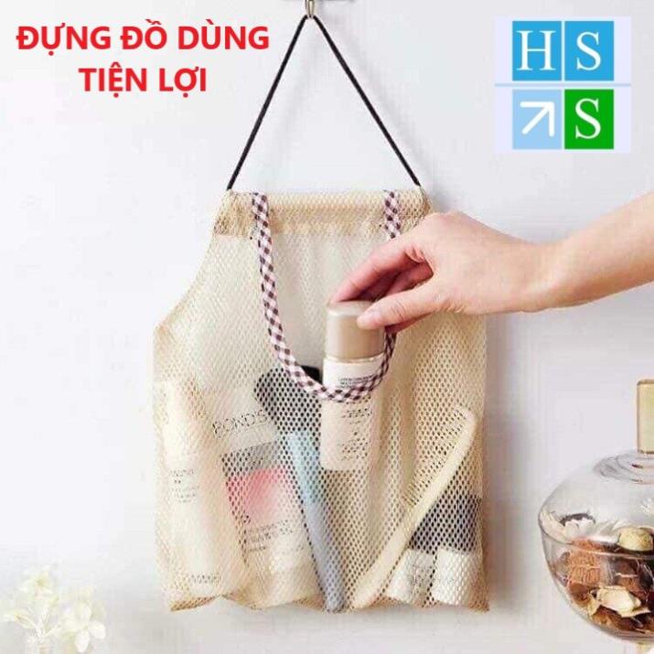 Túi lưới đựng hành tỏi củ quả trái cây có quai treo đựng đồ đa năng - HS Shop Thủ Đức