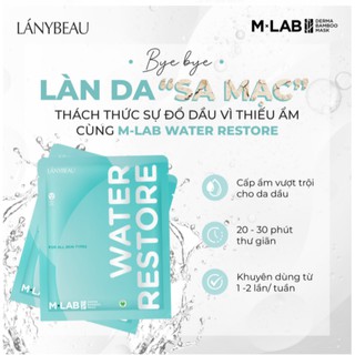 [Xả Hàng] Mặt Nạ Cấp Ẩm Mlab Lánybeau 1 Miếng Hợp Mọi loại da (Chính Hãng Sẵn SLL)