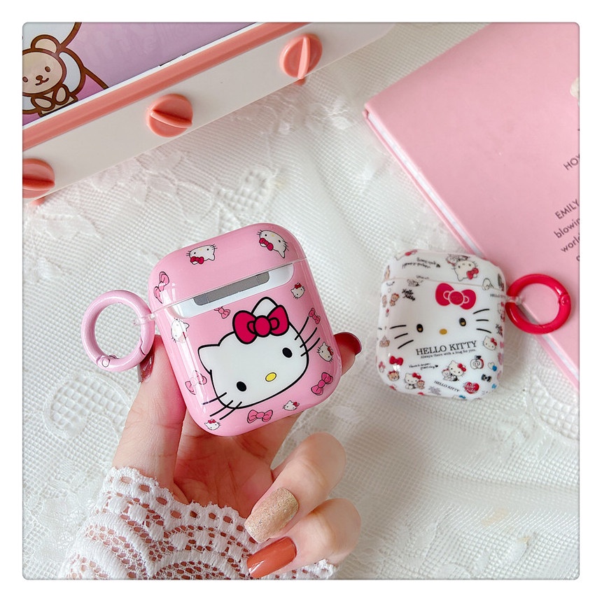 Hellokitty Vỏ Bảo Vệ Hộp Sạc Tai Nghe AirPods3gen 2021 AirPods3 AirPodsPro Airpods2 Ốp