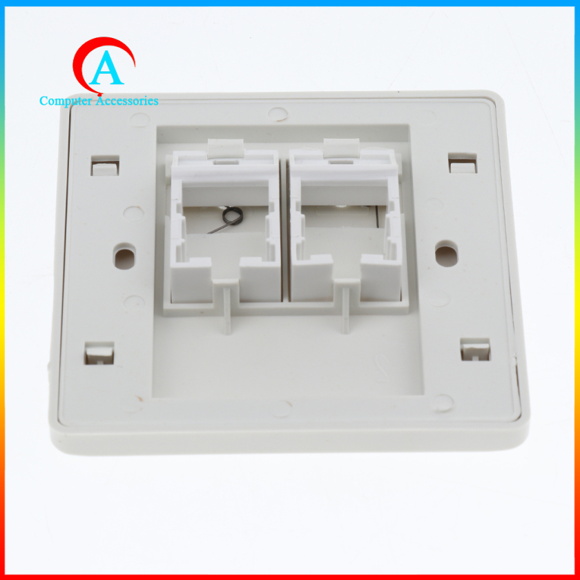 Ổ Cắm Gắn Tường 2 Cổng Rj45 / Rj11 | BigBuy360 - bigbuy360.vn