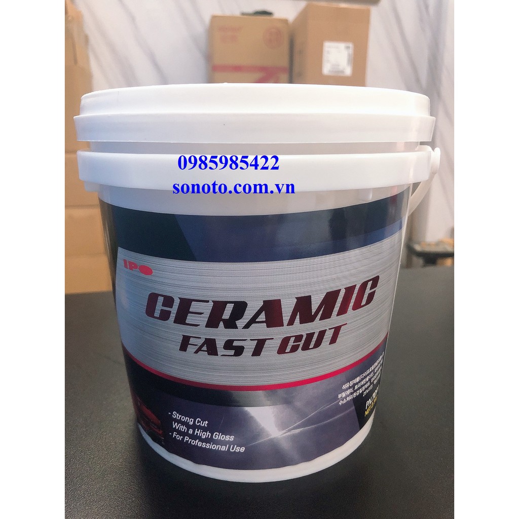 Xi đánh bóng bước 1 Hàn Quốc Ceramic Fast Cut(2.5kg) cho ô tô xe máy