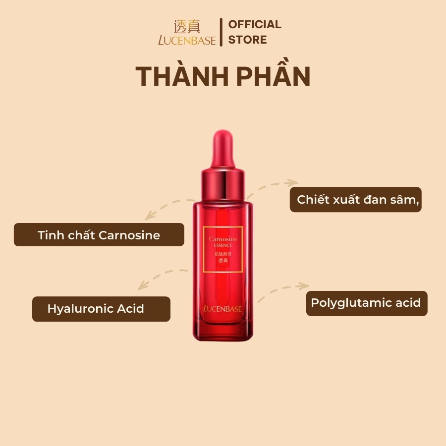 Tinh chất serum carnosine LUCENBASE phục hồi da 30ml