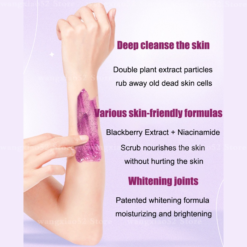 200/60g tẩy tế bào chết+Gel Tẩy Tế Bào Chết Cho Cơ Thể Chiết Xuất Quả Mâm Xôi tẩy tế bào chết tẩy da chết dâu rừng Kem Tẩy Tế Bào Chết Toàn Thân Làm Trắng