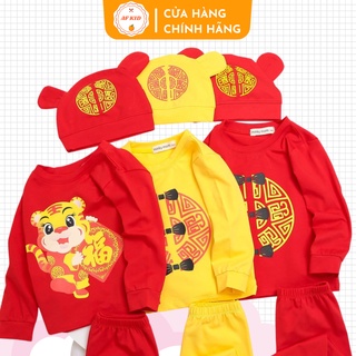 Đồ Tết Cho Bé 💖 Cao Cấp 💖 Bộ Minky Mom Tết NHÂM DẦN 2022 Cho Bé Trai Bé Gái Chất Cotton Siêu Co Giãn Thấm Hút Mồ Hôi Tố