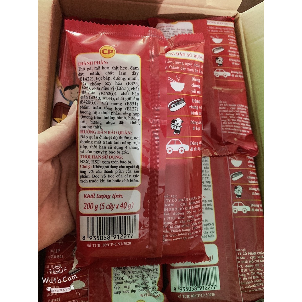 Xúc xích red tiệt trùng 5 cây 200g | BigBuy360 - bigbuy360.vn