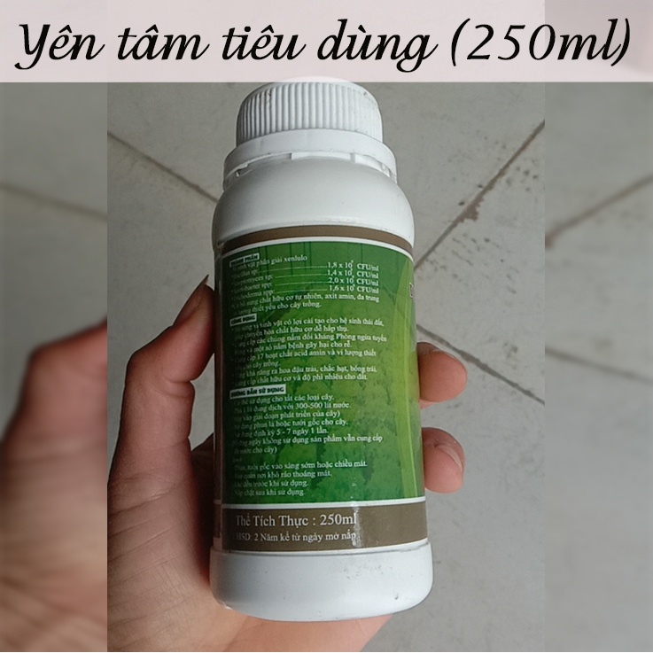 Chế phẩm sinh học-Dịch trùn quế thủy phân Hiryo-Cung cấp chất dinh dưỡng,cải tạo đất tốt