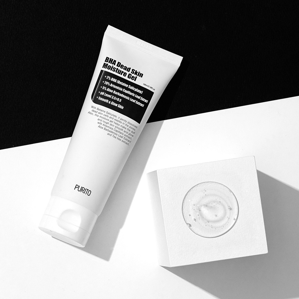 Kem dưỡng dạng gel chứa BHA PURITO BHA Dead Skin Moisture Gel 100ml