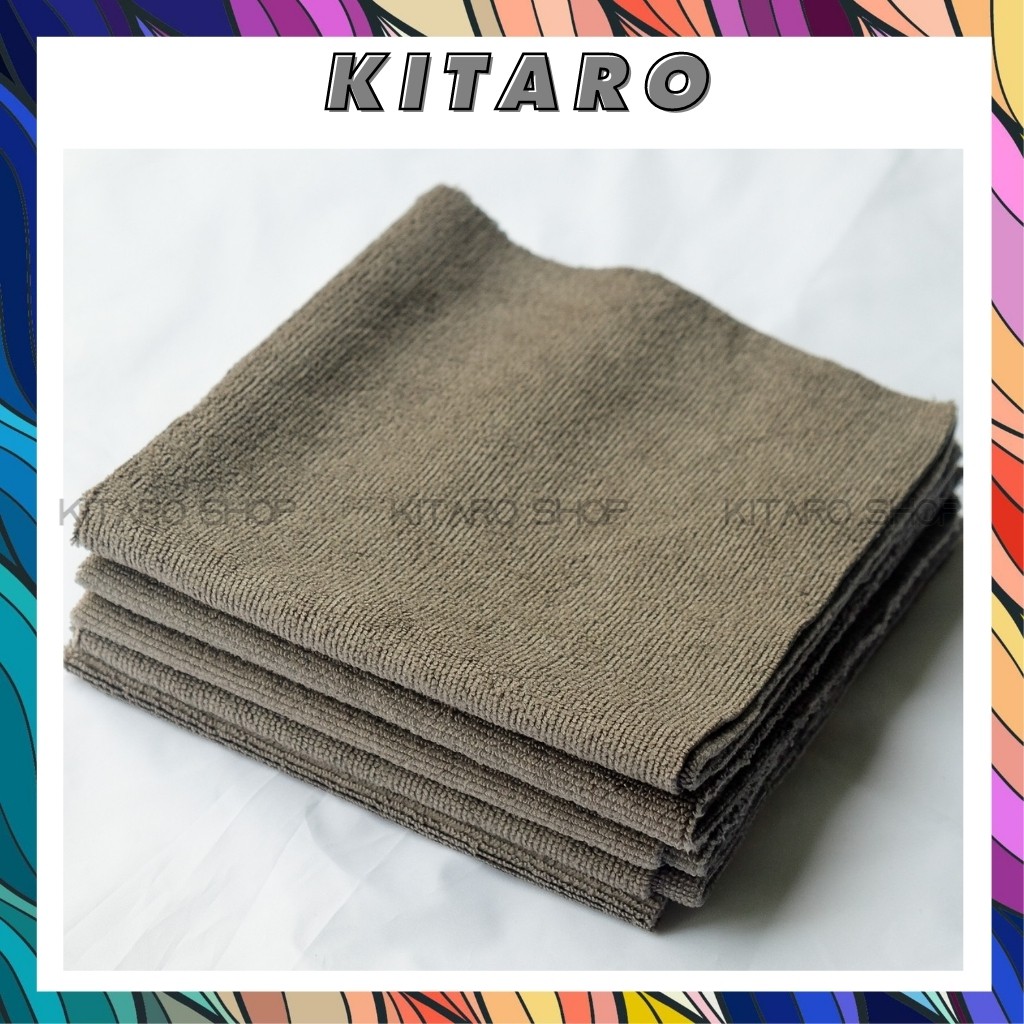 Khăn Lau Xe ✌ MICROFIBER ✌ Khăn Lau Xe Cao Cấp Không Viền 40x40cm