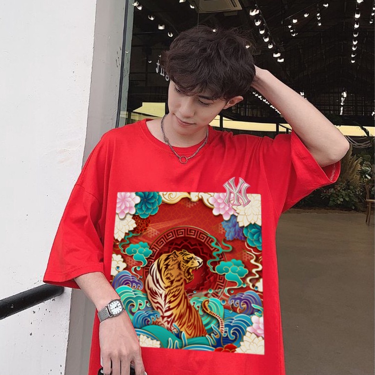 [HÌNH THẬT] Áo Thun MLB HỔ ĐỎ SPECIAL LIMITED  Áo Phông MLB Nam Nữ Tay Lỡ Form Rộng | BigBuy360 - bigbuy360.vn