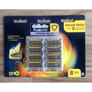 Hộp 4 & 8 lưỡi dao cạo râu Gillette Fusion Proshield/Fusion Proglide/Gillette Fusion