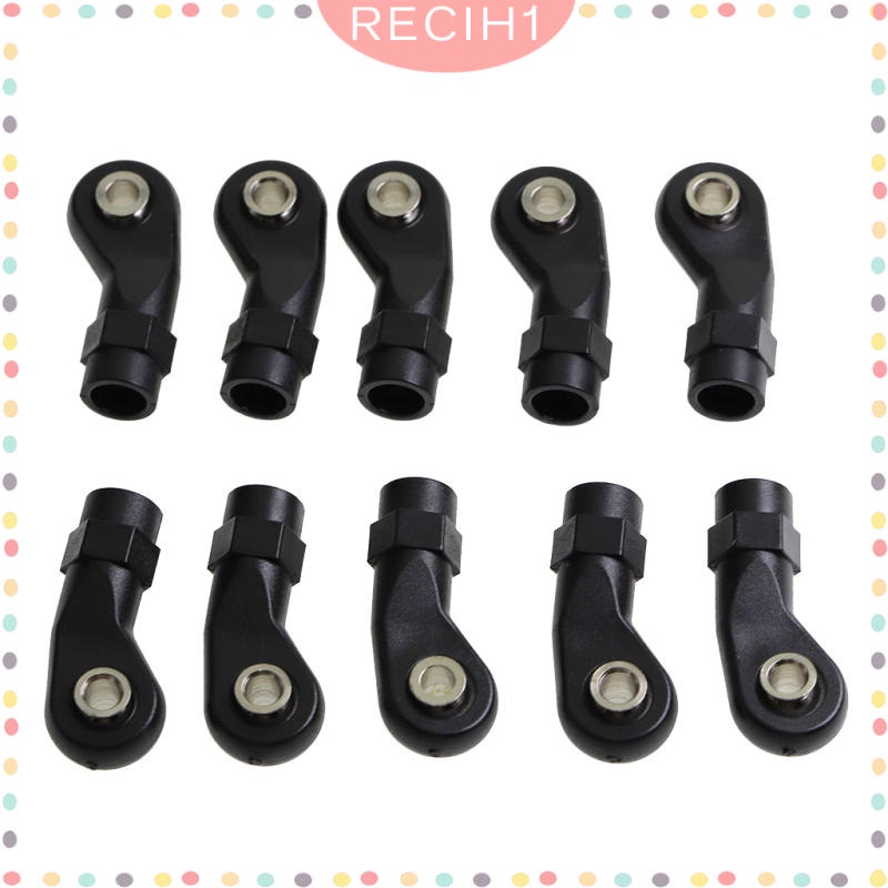 Set 10 Đầu Nối Bóng M4 Cho Mô Hình Xe Hơi Điều Khiển Từ Xa 1: 10 1: 8 DIY