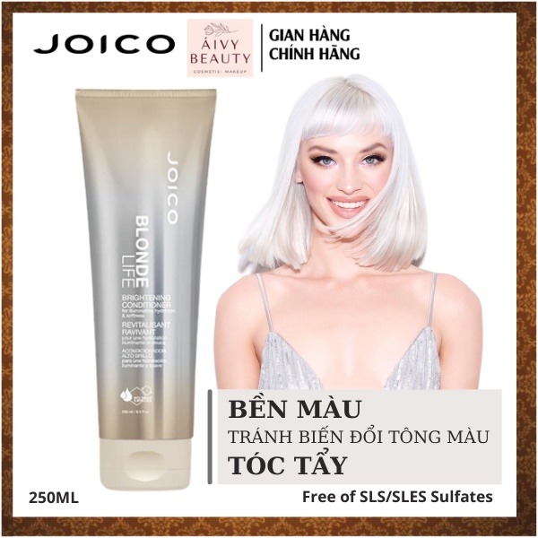 Dầu Xả Giữ Màu Phục Hồi Dành Cho Tóc Tẩy JOICO BLONDE LIFE BRIGHTENING Conditioner 250ml