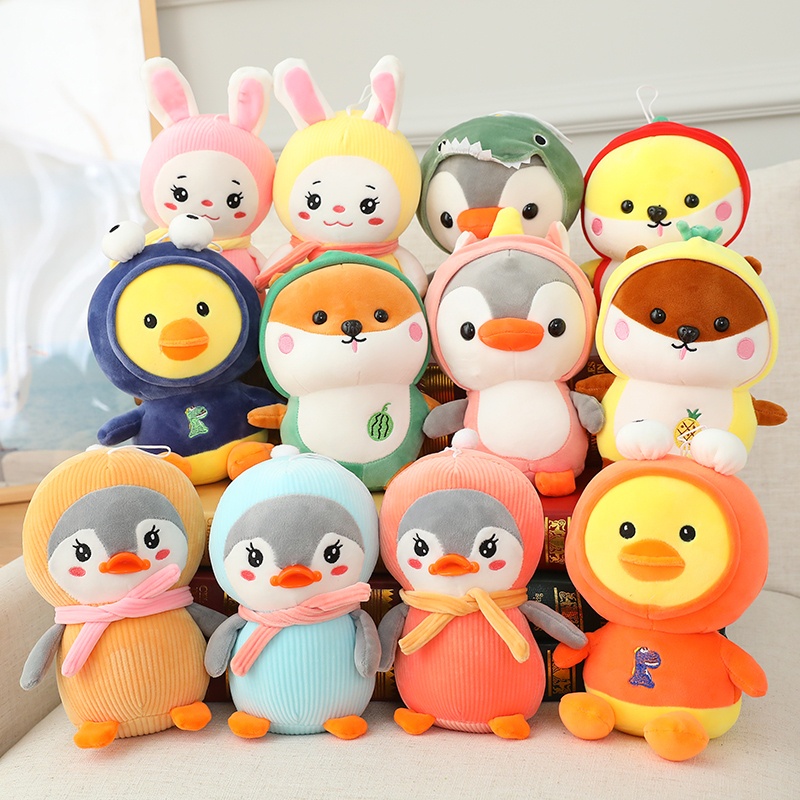 Gấu Bông Thú Nhồi Bông Cho Bé Đồng Gía Qùa Tặng Gấu Bông Sinh Nhật Gấu Gắp Thú 25cm 30cm 40cm _ Unishop