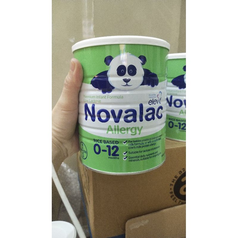 Date 5/2022- Sữa Novalac Allergy 800gr dành cho bé dị ứng sữa bò