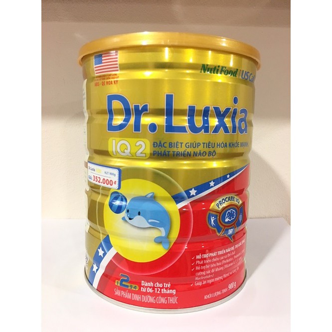 Sữa Dr.Luxia IQ 2 lon 900g-Nutifood