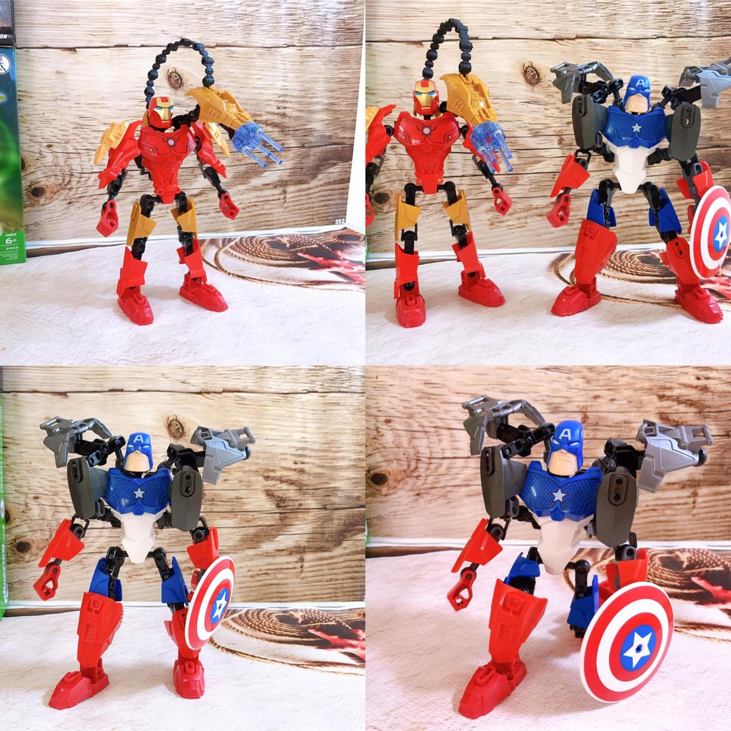 Đồ chơi lắp ráp mô hình biệt đội siêu anh hùng The Avengers - super hero blocks