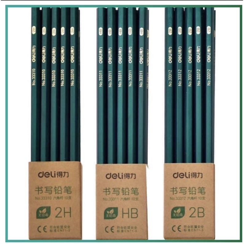 bút chì 2b deli