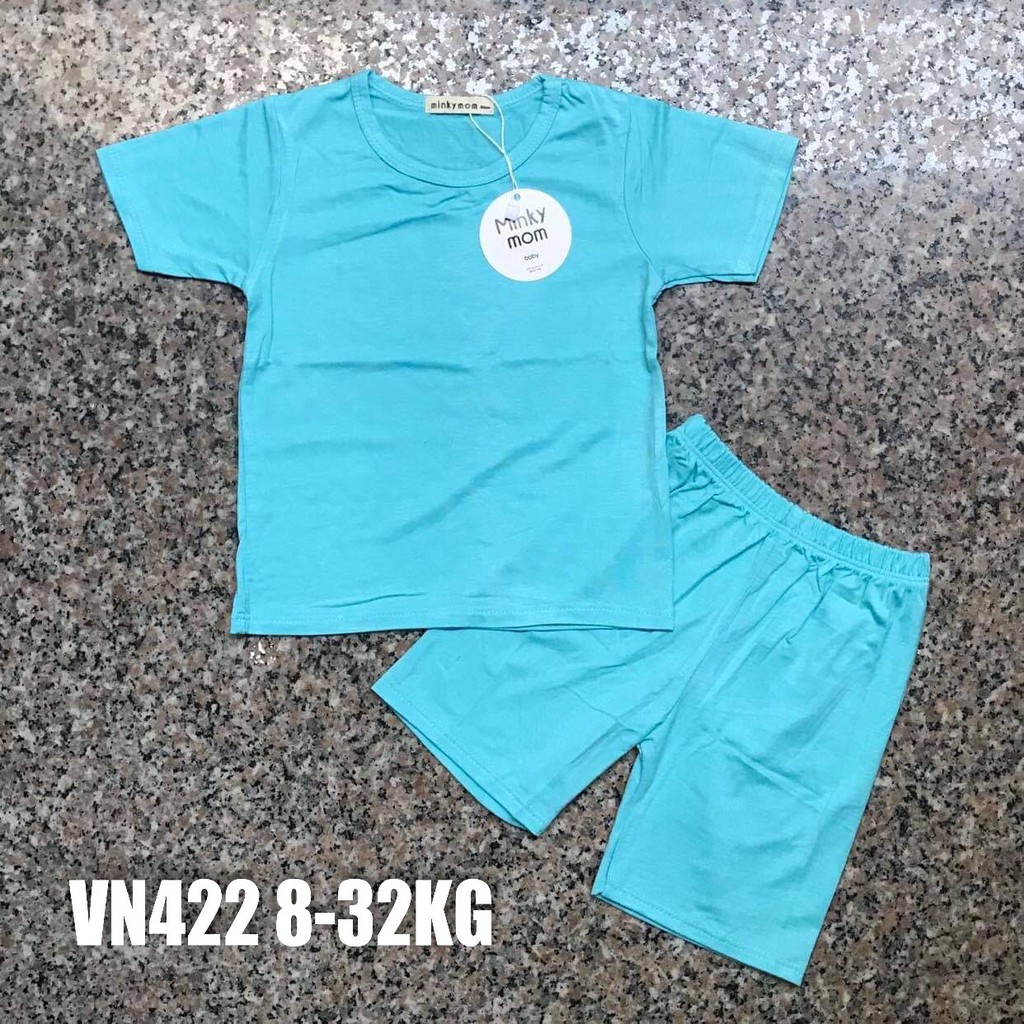 Bộ Minky Mom Cộc Tay, Ngắn Tay. Bộ Mimky Mom siêu mềm mịn mát cho bé trai bé gái, Size Từ 80-150(8-32KG).