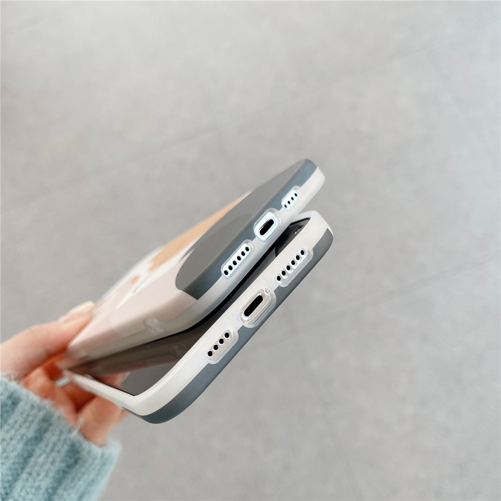 Ốp điện thoại IMD hình sơn dầu bảo vệ camera cho iPhone 12pro max 12mini 11Pro Max XS Max XR SE 2020 7 8 Plus | BigBuy360 - bigbuy360.vn