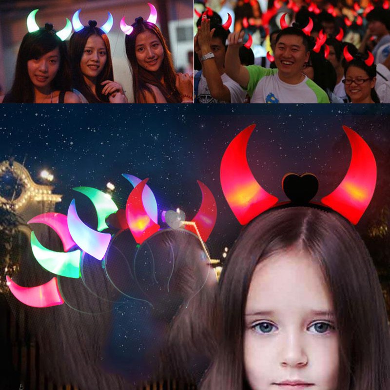 Vòng đội đầu có đèn LED phát sáng cho trẻ em dùng cho các bữa tiệc