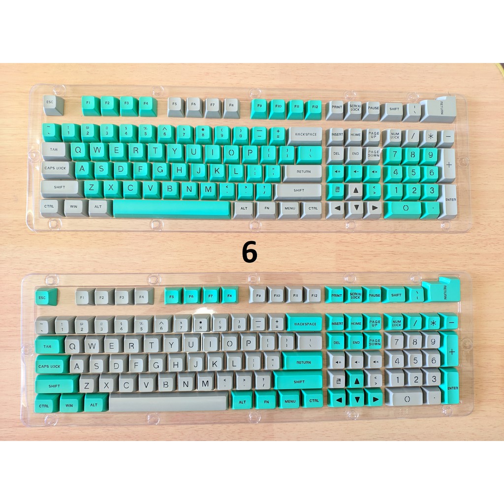 Set Keycap profile SA nút bàn phím cơ nhiều phối màu