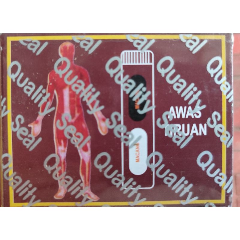 1 hộp viên khớp Malaysia KeLuaran Baru màu xanh/đỏ